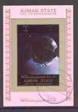 Ajman 1972 History of Space individual imperf sheetlet #0...