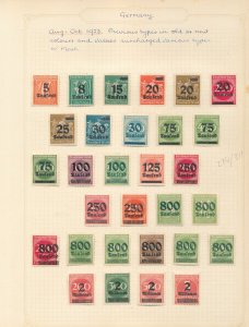Germany 1923/32 M&U Collection (Apx 90+Items) ZK1232