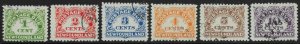 NEWFOUNDLAND SGD1/6 1939 POSTAGE DUE SET USED