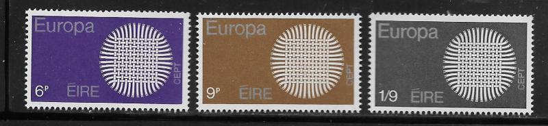 IRELAND, 279-281, MNH, EUROPA