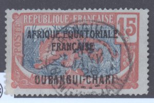 Ubangi, Scott #47, Used