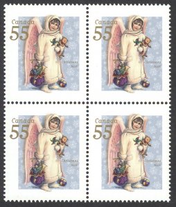 Canada Sc# 1816 MNH block/4 1999 55c Christmas Angels