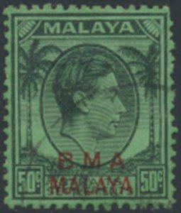 Straits Settlements  OPT BMA Malaya  SC# 267  Used  see details & scans