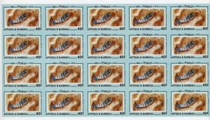 ANTIGUA & BARBUDA SCOTT#1679/81 PABLO PICASSO SHEET SET   IMPERFORATE  MINT NH