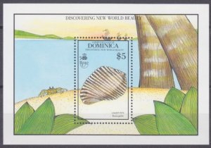 1990 Dominica 1327/B167 Sea shells 6,00 €