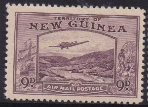 NEW GUINEA 1939 BULOLO AIRMAIL 9D MNH **