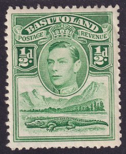 BASUTOLAND 18 1/2p MINT HINGED VF SECONDS  W4 PF13.5 SINGLE 1938 - FUN01P01
