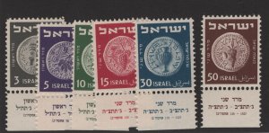 Israel Scott # 17 - 22 VF OG never hinged w/tabs nice color cv $ 65 ! see pic !