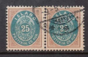 Iceland #29 VF Used Nice Pair