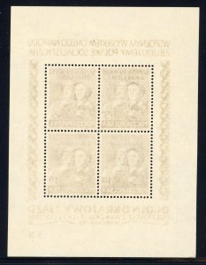 Poland 1951 Polish Philatelic Association Congress Scott# 539 Mint XF OG NH GEM⚡