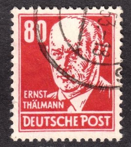 Germany DDR Scott 135  wtmk 297  VF postally used. Free...