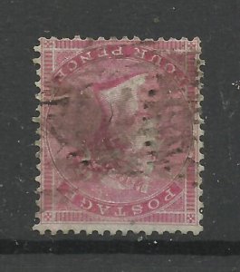 1855/7 Sg 62Awi, 4d Carmine, paper slightly Blued, inverted Watermark, Rare. 