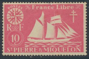 St Pierre & Miquelon  SC# 301 MH    see details/scans 