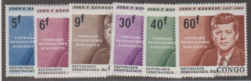 Congo Democratic Republic Scott #514-519 Stamp - Used Set