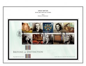 COLOR PRINTED GREAT BRITAIN FDCs 2011-2020 STAMP ALBUM PAGES (325 illust. pages)