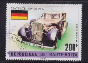 Burkina Faso C207 Flags and Old Cars 1975
