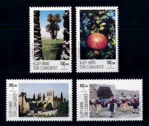 [69821] Turkish Cyprus 1996 Flora Plants Palace Folklore  MNH