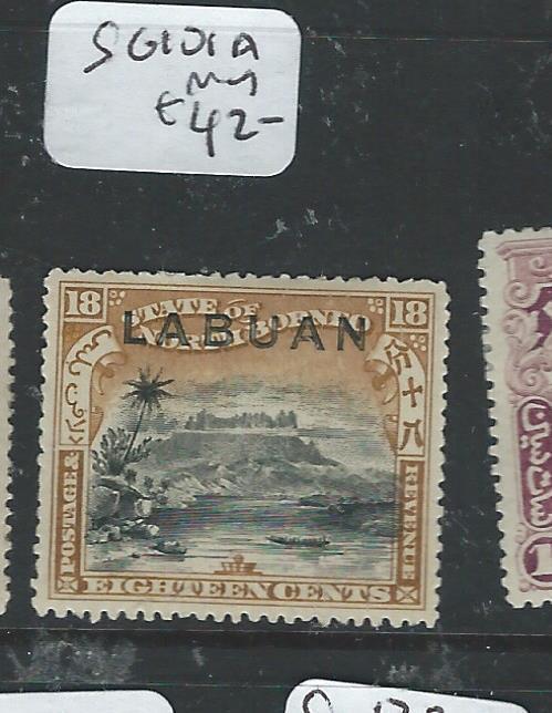 LABUAN (PP1205B) 18C MOUNTAIN SG 101A  MOG