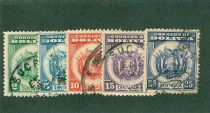 BELGIAN CONGO 249-54 USED BIN$ 2.50