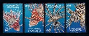 [39536] Vanuatu 1999 Marine life Lionfish  MNH