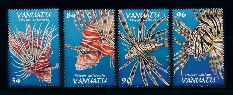 [39536] Vanuatu 1999 Marine life Lionfish  MNH