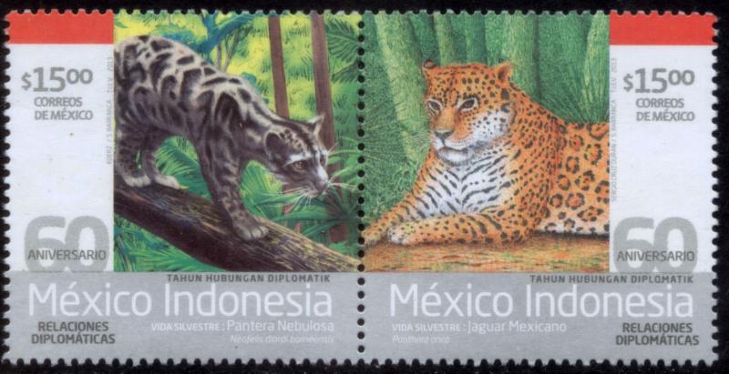 MEXICO 2819a, 60th Anniv. Diplomatic Relations Indonesia MNH