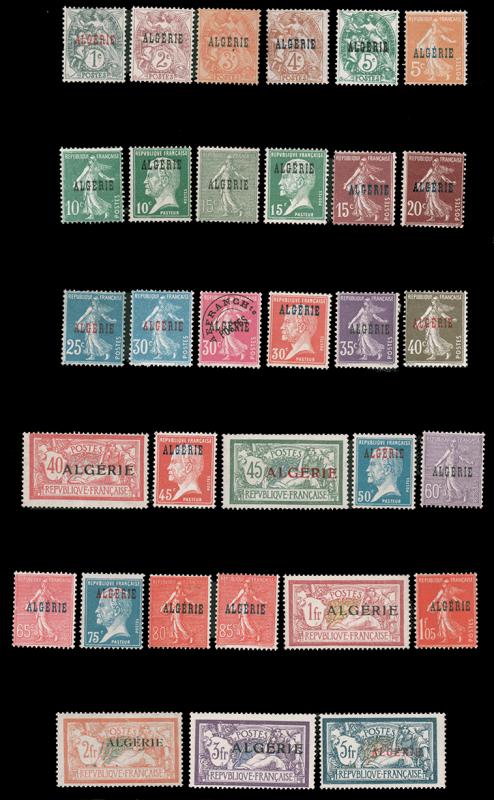 Algeria 1-32 Maury 2-32 MH Overprints CV€89.50