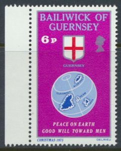 Guernsey SG 132  SC# 128  Christmas 1975 Mint Never Hinged see scan 