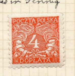 Poland 1919 Early Issue Fine Mint Hinged 4h. NW-184387