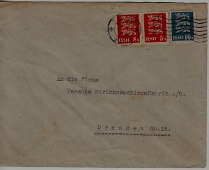 Estonia used cover 16.10.32 Tallinn