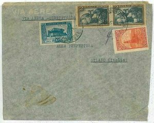 13276 - ARGENTINA  - POSTAL HISTORY - AIRMAIL COVER to ITALY 1947  lighthouses