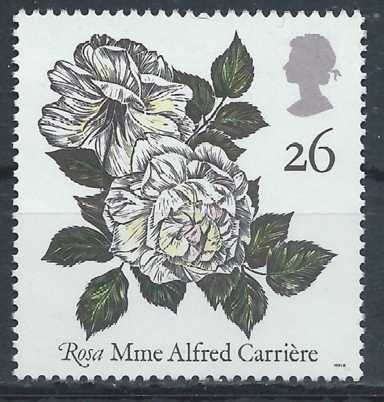 Great Britain 1991 - 26p Roses - SG1569 used