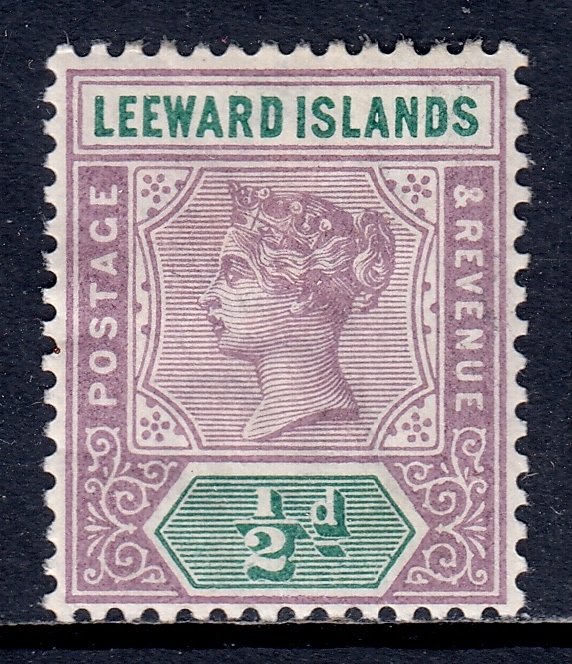 Leeward Islands - Scott #1 - MH - SCV $3.75