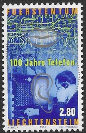 Liechtenstein 1135 1998  single  VF NH