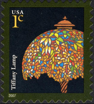 3749 1c Tiffany Lamp Single | United States, General Issue Stamp / HipStamp