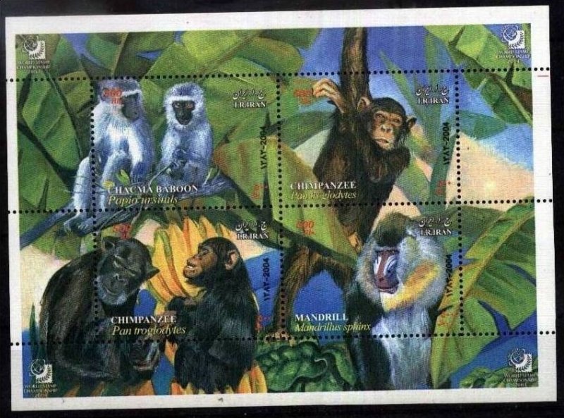 2004 Iran 2976-2979/B40 Fauna