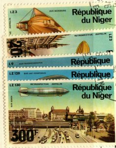 Niger #C273-7 used Dirigible  issue