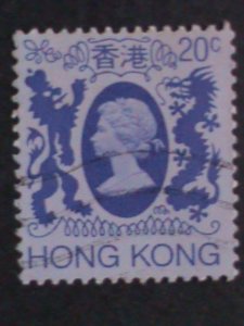 ​HONG KONG-1982- SC#388-403 QUEEN ELIZABETH II POSTAGE STAMPS SET USED VF