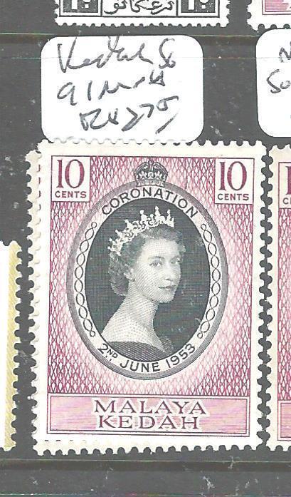 MALAYA KEDAH (P2704B) QEII CORONATION SG 91  MNH