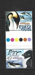 AUSTRALIAN  ANTARCTIC TERRITORY - 2000 PENGUINS PAIR - SCOTT L116a - MNH