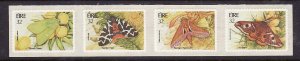 Ireland-Sc#938a- id10-unused NH set-Insects-Moths-self-adhesives-1994-