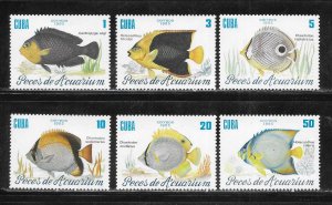 Cuba 2811-2816 Aquarium Fish set MNH