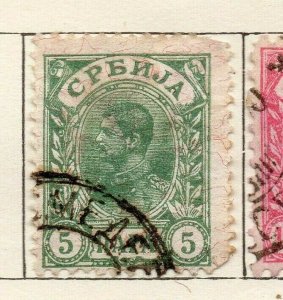 Serbia 1894 Early Issue Fine Used 5pa. NW-114529