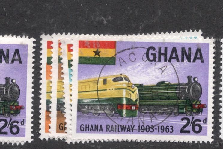 Ghana Train SC 156-9 VFU (6djr) 