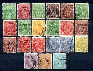 Australia #60\\76 (A749) includes few as, King George V, Used, F-VF, CV$146.65