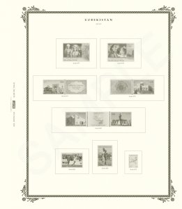 Scott Uzbekistan Stamp Album (1992 - 2019)