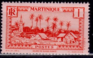 Martinique, 1933-38, Local Motives, 1c, sc#133, MLH