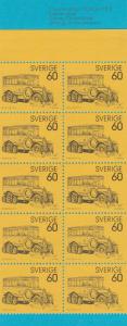 Sweden #990a Complete Booklet  CV $3.00 (A3340)