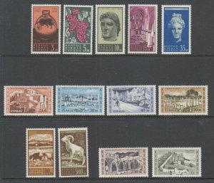 Cyprus Sc 206-218 MLH. 1962 Pictorials, complete set, VF