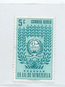 VENEZUELA 1952 TRUJILLO COAT OF ARMS SCOTT C437 MNH